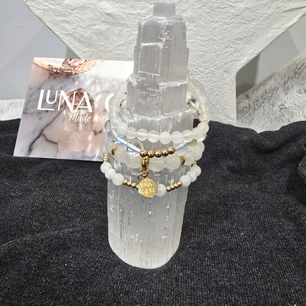 Luna Gem Bracelet Set